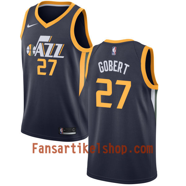 NBA Utah Jazz Trikot Rudy Gobert 27 Nike 2017-18 marineblau Swingman - Herren